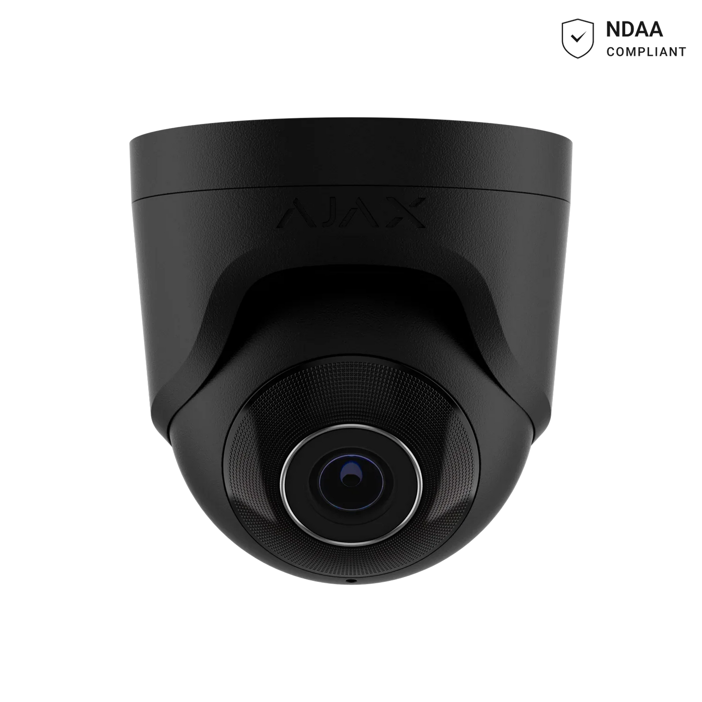AJAX#64927 Ajax 8MP 2.8mm Turret IP Security Camera – White / Black