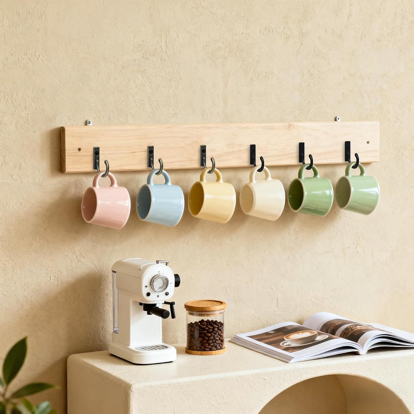 40 Pieces Key Hooks Jewelry Small Hook Wall Mounted Single for Hanging Clothes Hat Kitchen Bathroom Towel Farmhouse Retro Craft Projects Bronze