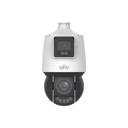 Uniview IPC94144SFW-X25-F40C 4MP + 4MP LightHunter Dual-lens Network PTZ Camera, 4.8-120mm, SD Card, WDR, IR100m, IP66, POE Prime Series