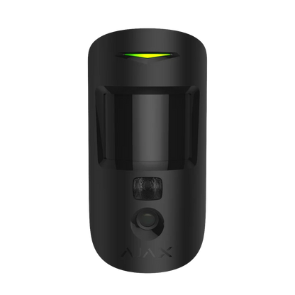 AJAX#30652 Ajax MotionCam Jeweller Wireless PIR Motion Detector with Photo Verification – White / Black | Indoor Security Sensor