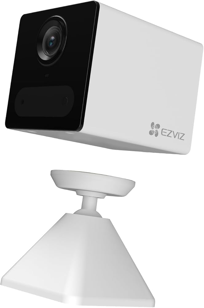 EZVIZ CB2 Wi-Fi Smart Home Battery Camera – 1080p, PIR Human Detection, Magnetic Mount, 50-Day Battery Life, Two-Way Talk Indoor Camera