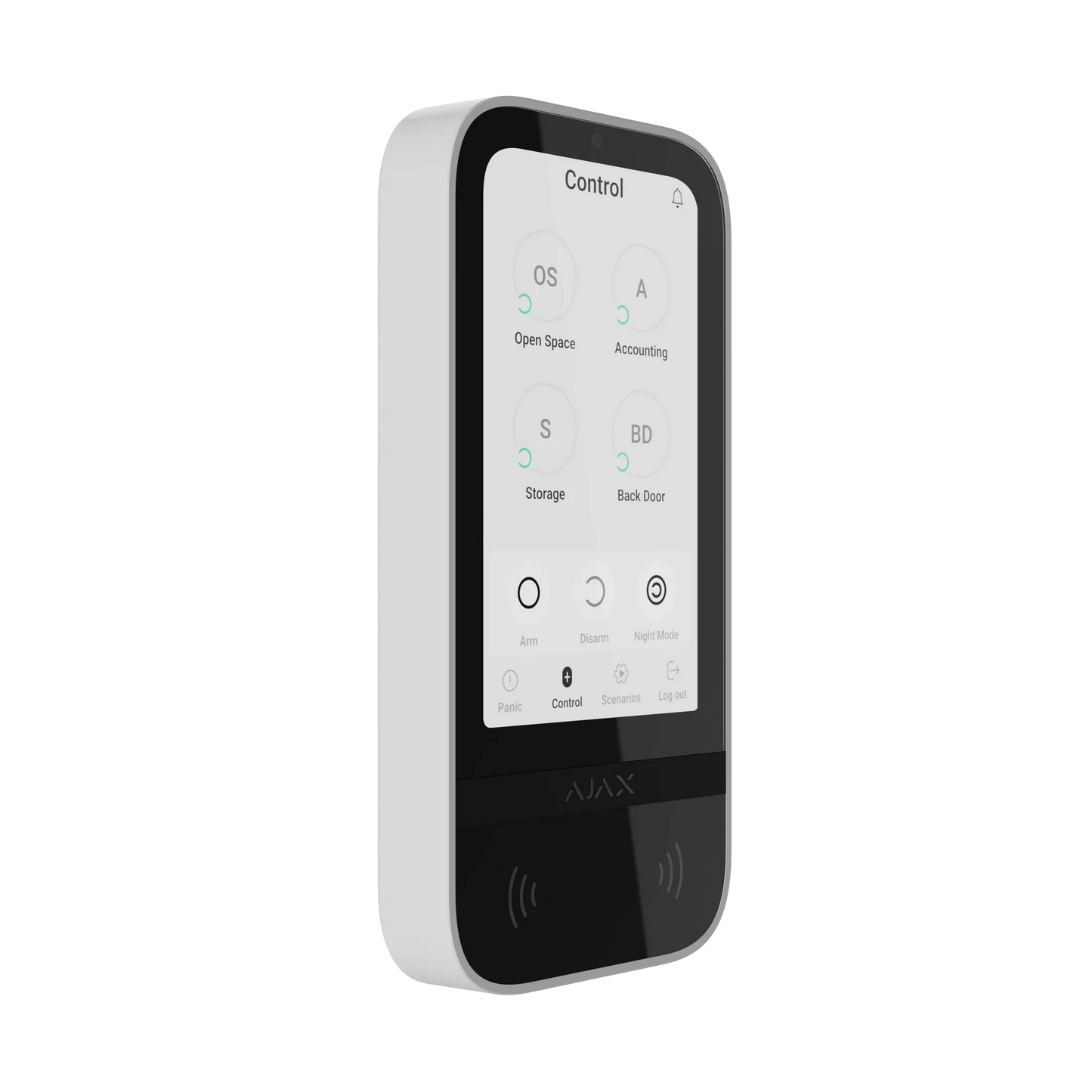 Ajax KeyPad TouchScreen Jeweller Wireless Keypad (White)- AJAX#58469