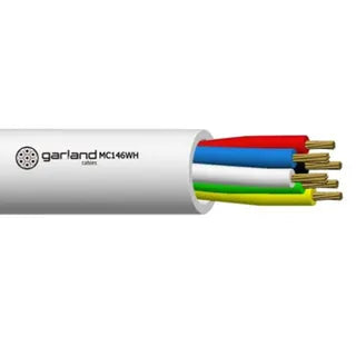 Garland 2 Pair (4 x 7/0.20mm) Shielded Data Cable – 300m Box | MCP2S | RS-422 Compliant, Polypropylene Insulated, ELV Rated, Beige PVC Sheath