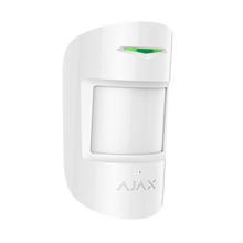AJAX#30614 Ajax CombiProtect Jeweller Wireless Motion & Glass Break Detector – White / Black | PIR & Acoustic Security Sensor