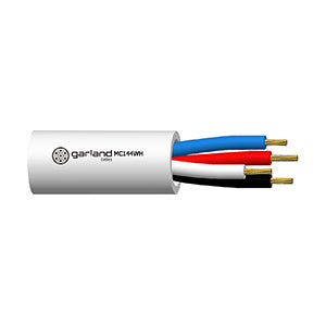 4 Core 14/0.20 Security Cable – 250m Wooden Reel | TC100204 – Garland MC144WH, ELV Rated, PACW Conductors, PVC Sheath