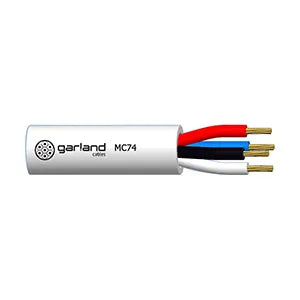 4 Core 7/0.20 Security Cable – 300m Reel Box | TC100201 – Garland MC74WH, ELV Rated, TACW Conductors, Traffic White PVC Sheath