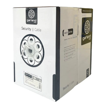 4 Core 7/0.20 Security Cable – 300m Reel Box | TC100201 – Garland MC74WH, ELV Rated, TACW Conductors, Traffic White PVC Sheath