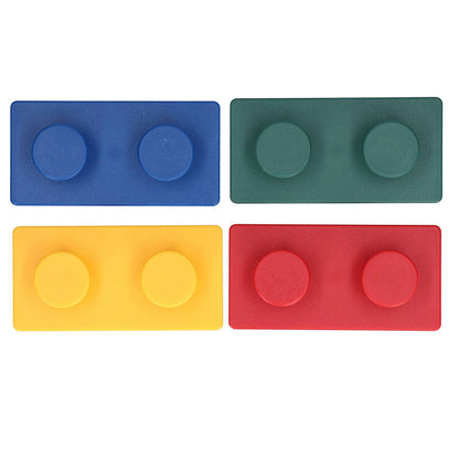 4Pcs ABS Wall Hooks Self Adhesive Clothes Coat Hook Storage Organization for Entryway Bedroom Bathroom