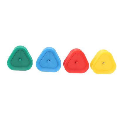 4Pcs Playing Card Holder Plastic Triangle Shaped Spring Design Hands Free Poker Card Holder
