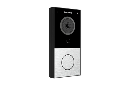 Akuvox E12S-2 Single-Button 2-Wire SIP IP Video Door Station – Compact Design, HD Camera, Two-Way Audio, Surface Mount