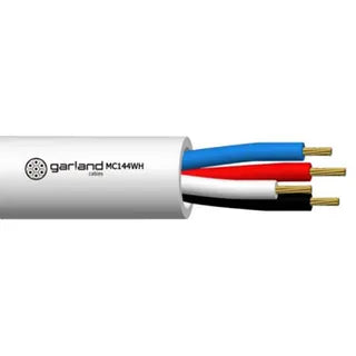 Garland 4 Core 14/0.20mm Shielded Security Cable – 100m Roll | MC144S | Screened, RS-422 Compliant, PVC Insulated, ELV Rated