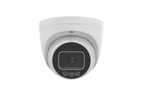Uniview IPC3638SS-ADF28KMC-I1 8MP Triguard Smart Eyeball Network Camera – Fixed Dome with Audible/Visual Alarm, PoE, IP67 Rated, (Black/White)