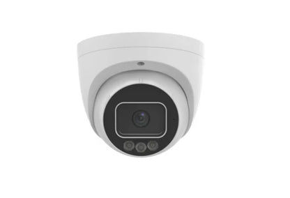 Uniview IPC3638SS-ADF28KMC-I1 8MP Triguard Smart Eyeball Network Camera – Fixed Dome with Audible/Visual Alarm, PoE, IP67 Rated, (Black/White)