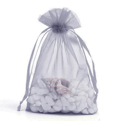 50PCS Organza Bag Sheer Bags Jewellery Wedding Candy Packaging Sheer Bags 10*15 cm - Pink/50PCS