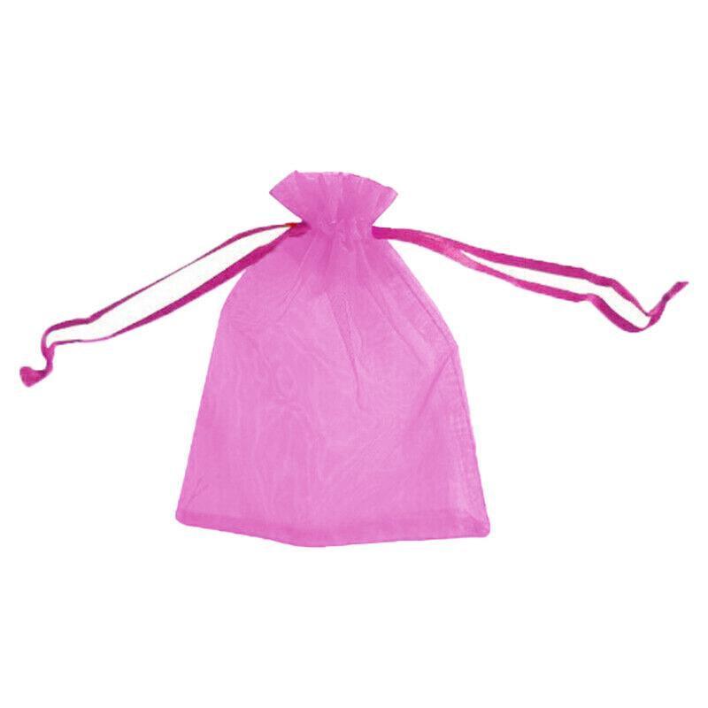 50PCS Organza Bag Sheer Bags Jewellery Wedding Candy Packaging Sheer Bags 13*18 cm - Gold/50PCS