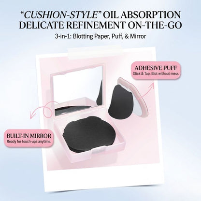 FLORTTE Oil Control Blotting Paper (120pcs) | Cute Pig Design Absorbing Facial Tissue