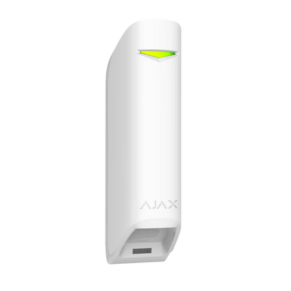 AJAX#30657 Ajax MotionProtect Curtain Jeweller Wireless IR Curtain Motion Detector – White / Black | Indoor Narrow Beam Sensor