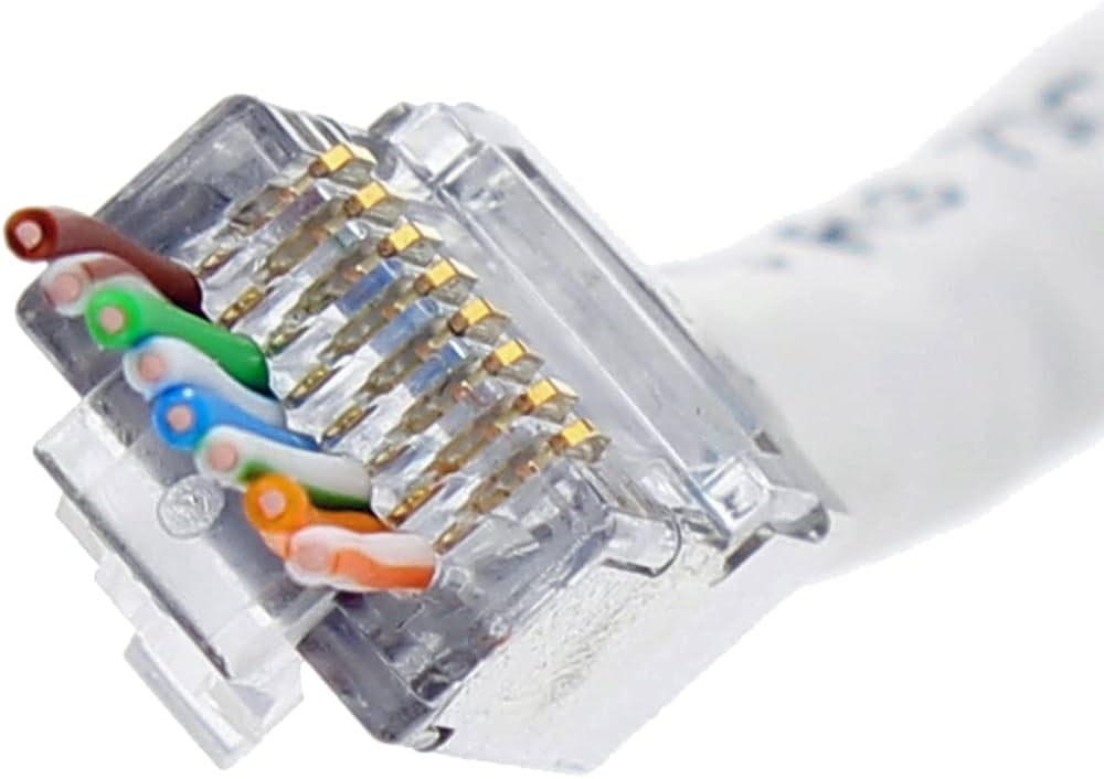 IDEAL Shielded Feed-Thru CAT6A/6/5e Modular Plugs – Large Diameter RJ-45 Connectors for 22–24 AWG, 0.040"–0.048" Conductors – Compatible with FT-45™ Crimp Tool