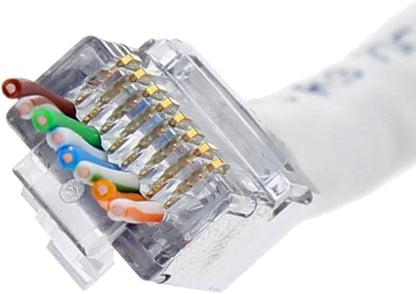 IDEAL Shielded Feed-Thru CAT6A/6/5e Modular Plugs – Large Diameter RJ-45 Connectors for 22–24 AWG, 0.040"–0.048" Conductors – Compatible with FT-45™ Crimp Tool