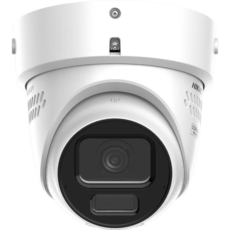 Hikvision DS-2CD3H66G3-LIZSU(Y)/SL 6MP Dual Illumination Motorized Varifocal Turret Network Camera with Strobe Light, Two-Way Audio, Darkfighter 2.0, AI Person/Vehicle Detection, IP67 & IK10