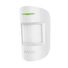 AJAX#30660 Ajax MotionProtect Plus Jeweller Wireless PIR Motion Detector – White / Black | Dual Technology Indoor Motion Sensor