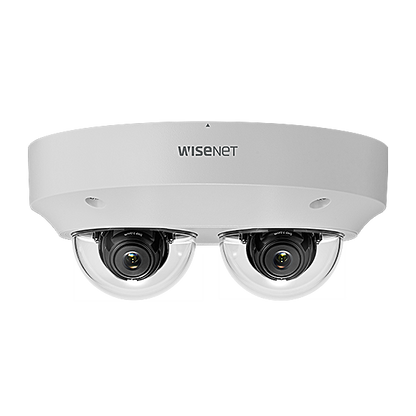 WISENET {Obsolete} CT-PNM-7002VD Hanwha P Series 2MP x 2CH Multi-Directional Camera (Lens not included)