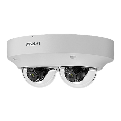 WISENET {Obsolete} CT-PNM-7002VD Hanwha P Series 2MP x 2CH Multi-Directional Camera (Lens not included)