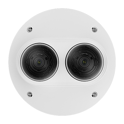 WISENET {Obsolete} CT-PNM-7002VD Hanwha P Series 2MP x 2CH Multi-Directional Camera (Lens not included)