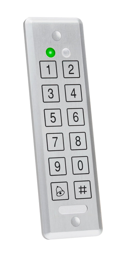 Rosslare AYC-E60N Backlit goPROX® & PIN Reader – HID/EM Format, Convertible 500-User Standalone Keypad & Reader, IP65 Rated