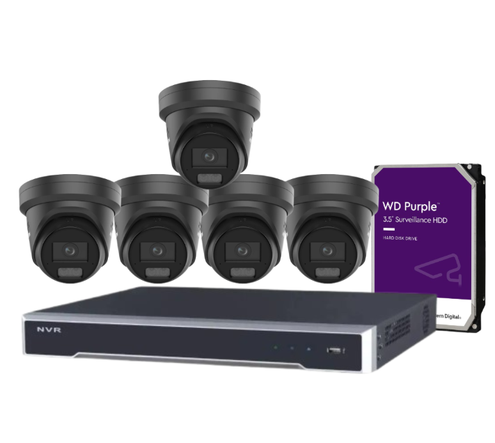 *NEW Hikvision 8MP ColorVu CCTV Kit – 8-Channel 8K NVR DS-7608NI-M2/8P + 8x DS-2CD2387G3-LIS2UY/SL (L)(RB) Cameras, Hybrid Light, Audio, HDD, ANZ Certified