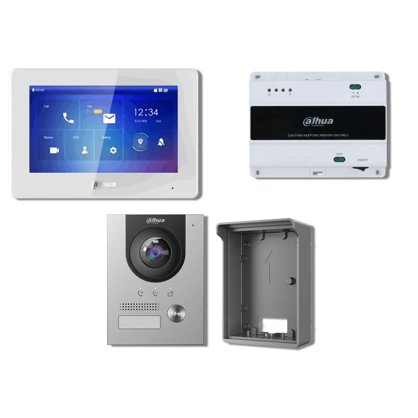 Dahua 2-Wire 2x 7 inch monitors Intercom Kit