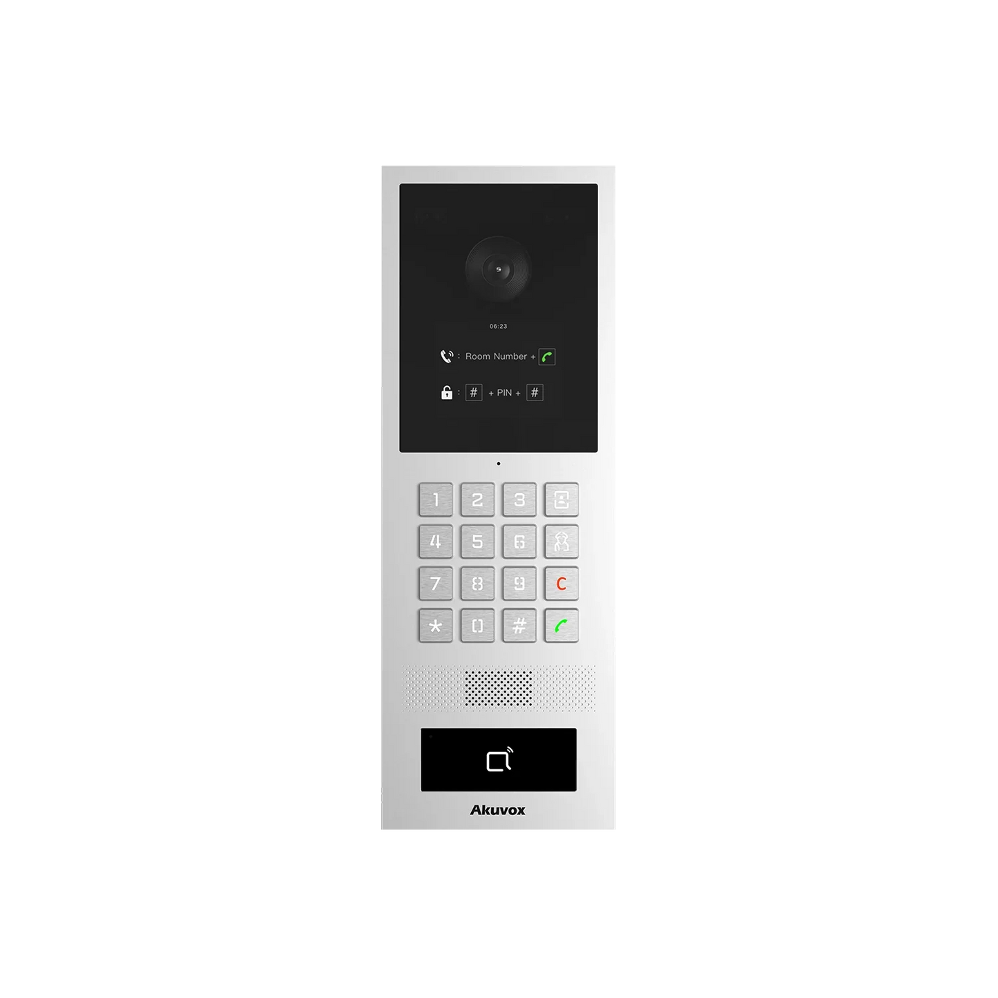 Akuvox S532 (IP) Video Door Phone – 2.8″ LCD, Multi-Access Keypad, RFID/NFC/Bluetooth, 2MP Wide-Angle Camera, IP66/IK08, PoE+, Surface & Flush Mount