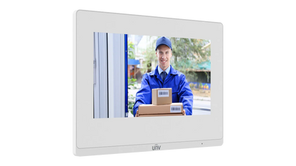 UNIVIEW OEI‑372S‑H‑W 7″ HD Indoor Intercom Station – Smart Video Door Entry Monitor