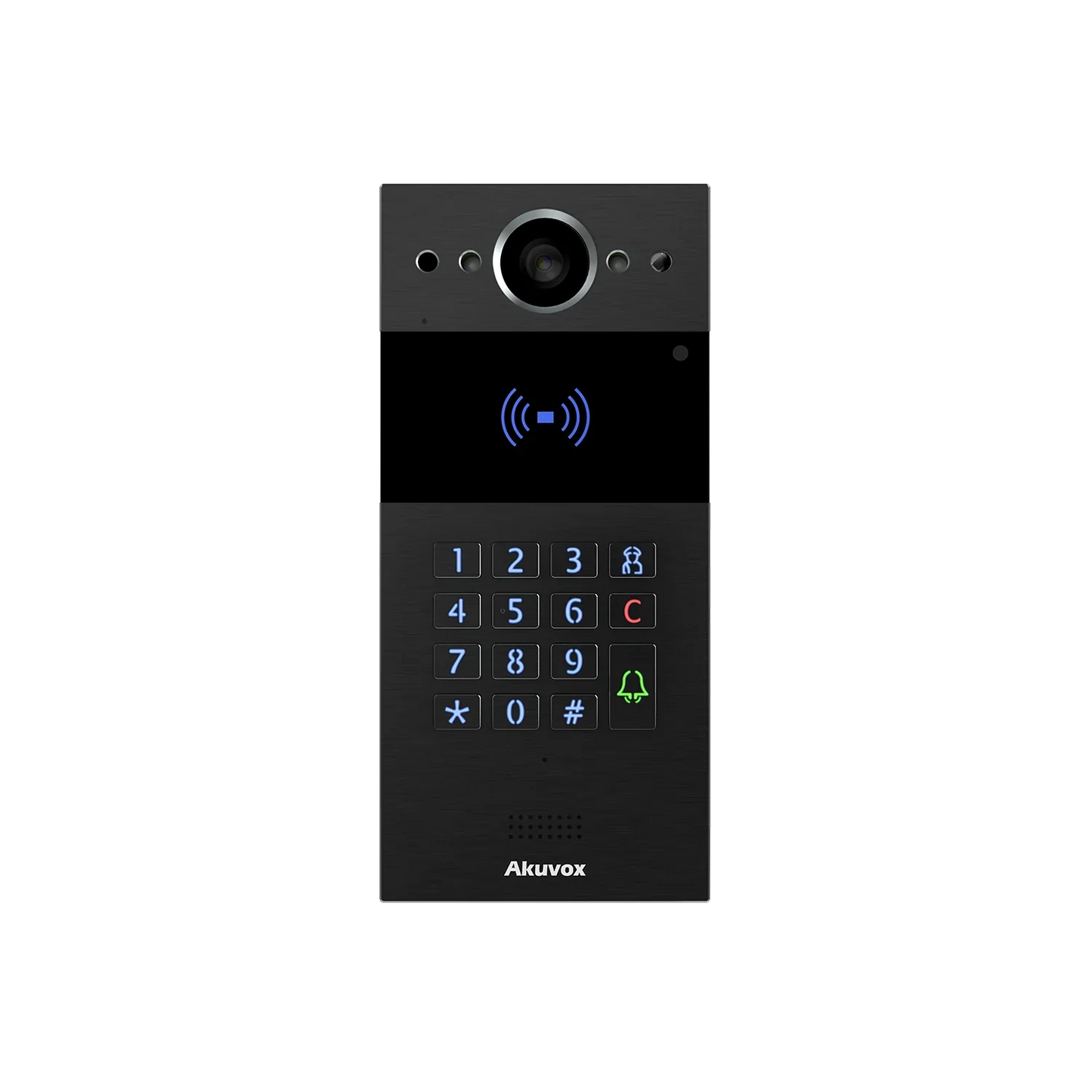 Akuvox R20K (Black) Compact SIP Video Door Phone with Keypad & RFID