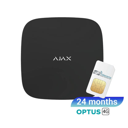 AJAX Hub 2 Plus Jeweller White Optus 4G SIM Included 12/24/36 Months Plan Wireless Security Hub – AJAX#80013