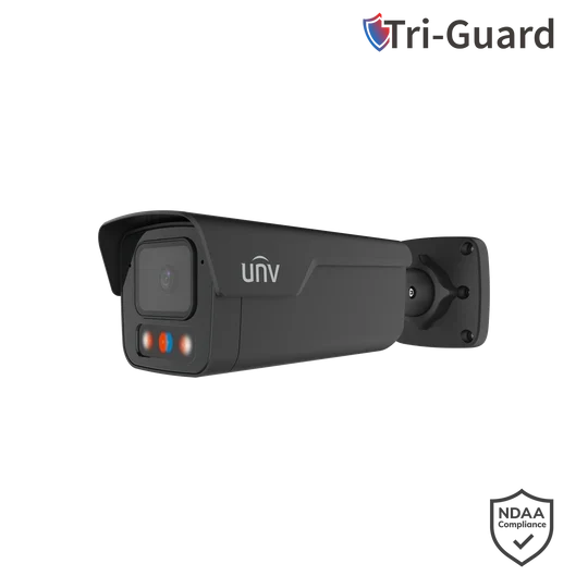 Uniview IPC2B16SS-ADF28KMC-I1 6MP Triguard Smart Bullet Camera with Intelligent Warning Light & Audio – IP67 Outdoor Protection