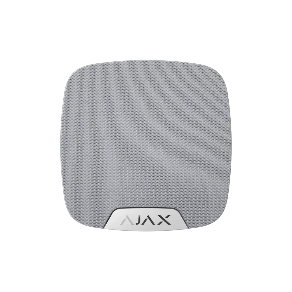 AJAX#30630 Ajax HomeSiren Jeweller Wireless Indoor Security Siren – White | 100 dB Alarm | 2000 m Range