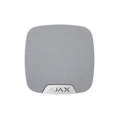 AJAX#30630 Ajax HomeSiren Jeweller Wireless Indoor Security Siren – White | 100 dB Alarm | 2000 m Range