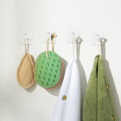 6 Pieces Clear Acrylic Hat Hooks or Wall Heavy Duty Wall Mounted Coat Clothes Towels Hook Sel Adhesive Jewelry Organizer Hanging Display Rack Seamless Stick or Home Bathroom Bedroom Oice