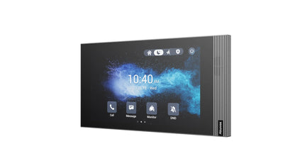Akuvox S562W 7 Inch WiFi 6 Indoor Monitor, SIP Video Intercom Touch Screen Panel with PoE, Linux OS & Smart Home Integration Black/White