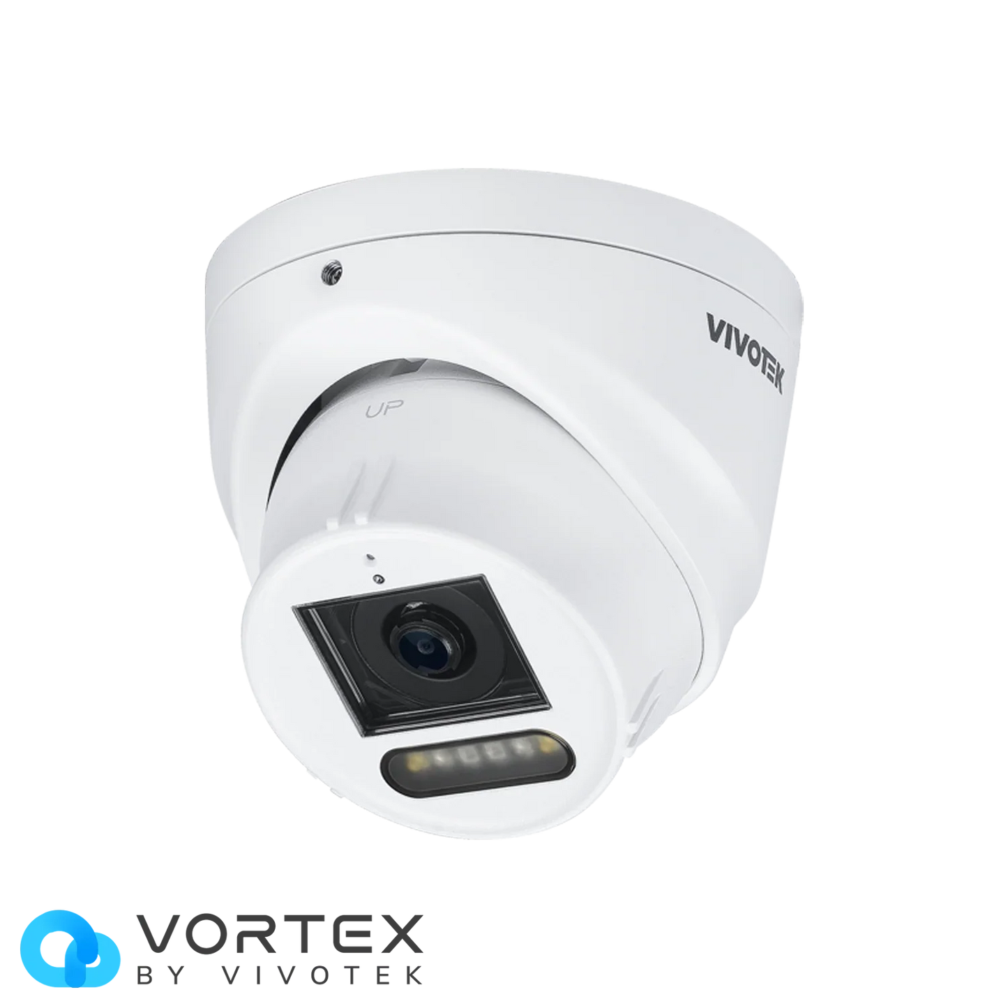 IT833-HVW 5MP Outdoor Turret Camera | Built-in 256GB Storage | Smart IR & Warm Light | IP66 & IK10 | AI Video Analytics | VIVOTEK