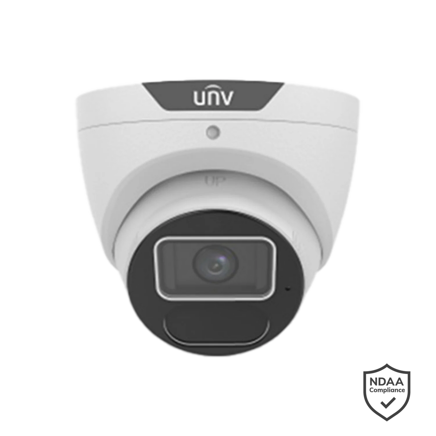 Uniview 6MP AI Turret CCTV Kit – 8× IPC3616SS‑ADF28K‑I1 AcuTrack Cameras + 8‑Channel NVR501‑08B‑P8‑IQ 4K PoE Recorder with HDD