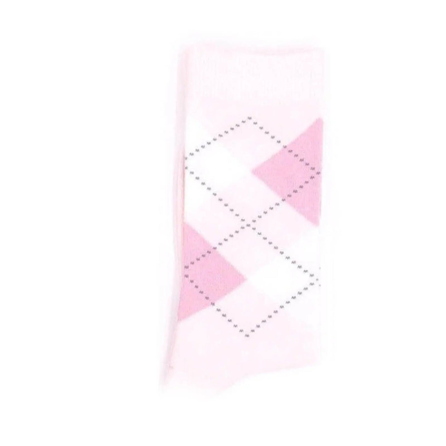Premium Argyle Pattern Diamond 4 Pairs Crew Cotton Socks Gift Pack