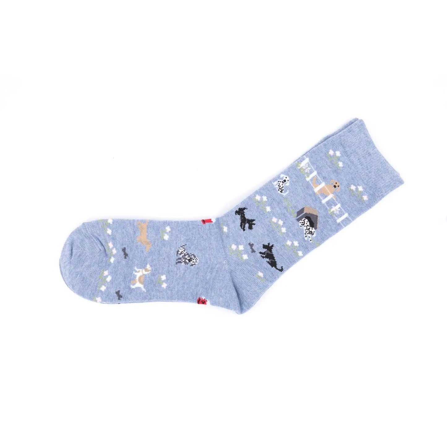 Novelty Crew Puppy Cotton Socks 4 Pairs Gift Box
