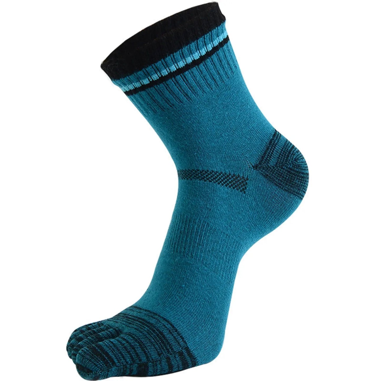Stripes Black Sports Toe Socks Gift Box