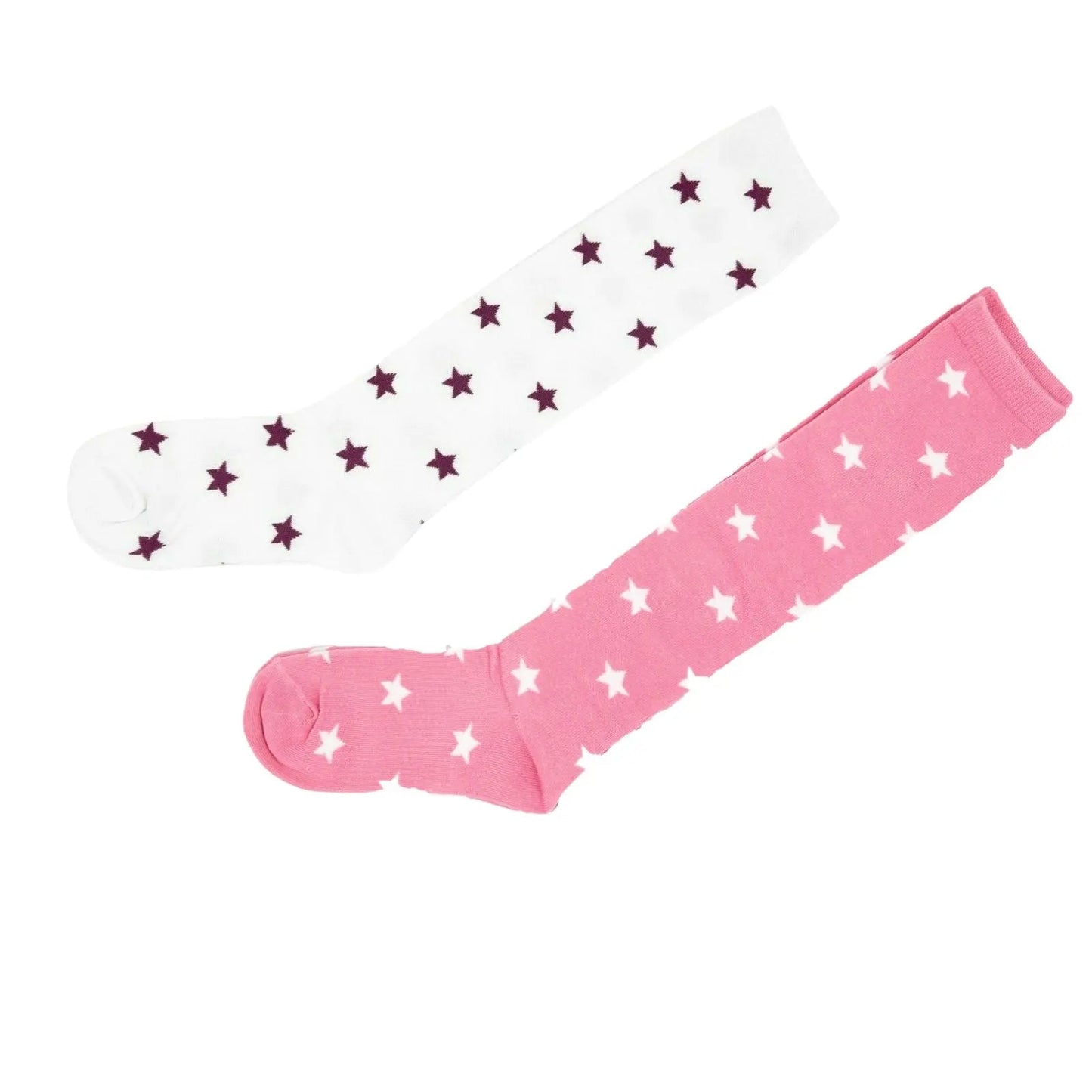 Star 2 Pairs Knee High Socks