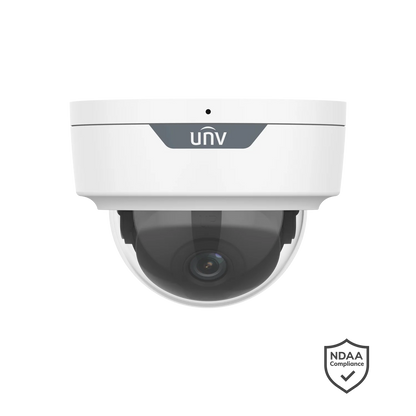 Uniview IPC328SS-ADF28K-I1 8MP LightHunter Intelligent Fixed IR Dome Network Camera, Smart IR 40m, Perimeter Detection, Human/Vehicle Classification, WDR 130dB, Built-in Mic, Prime Series