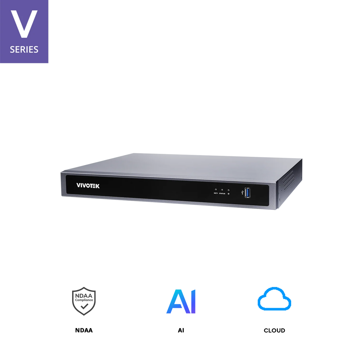 ND9326P Core+ AI 8-Channel Network Video Recorder with Embedded PoE | 4K Display | Deep Search | H.265 Compression | RAID 0/1 | VIVOTEK
