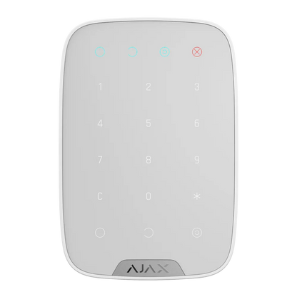 AJAX#30644 – Ajax KeyPad Jeweller Wireless Touch Keypad for Ajax Alarm Systems (White)