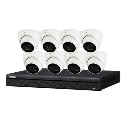 Dahua DH-IPC-HDW3666EMP-S-AUS 8 Cameras with 8CH AI NVR System NVR4108HS-8P-AI/ANZ (6MP Camera) CCTV Kit
